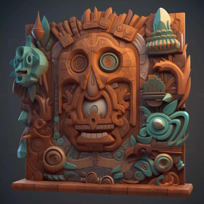 Games (Broken Age Act 2 4, GAMES_2508) 3D models for cnc